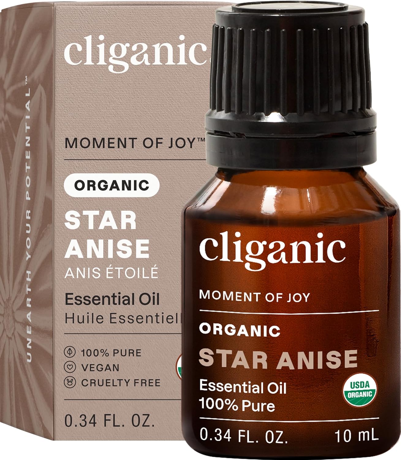 Cliganic Organic Lavender Essential Oil - 100% Pure Aromatherapy Oil | Non-GMO, 15ml