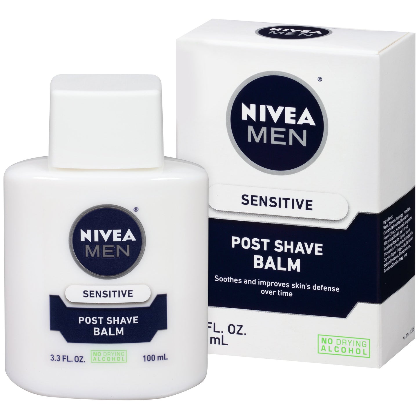 Nivea Men Sensitive Post Shave Balm - Soothes And Moisturizes Skin After Shaving - 3.3 Fl. Oz. Bottle