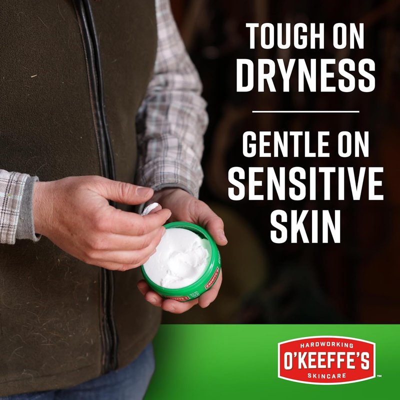 O'Keeffe's Hand Cream for Extreme Dryness - Repairing Formula for Cracked Hands | 3.4 oz Jar