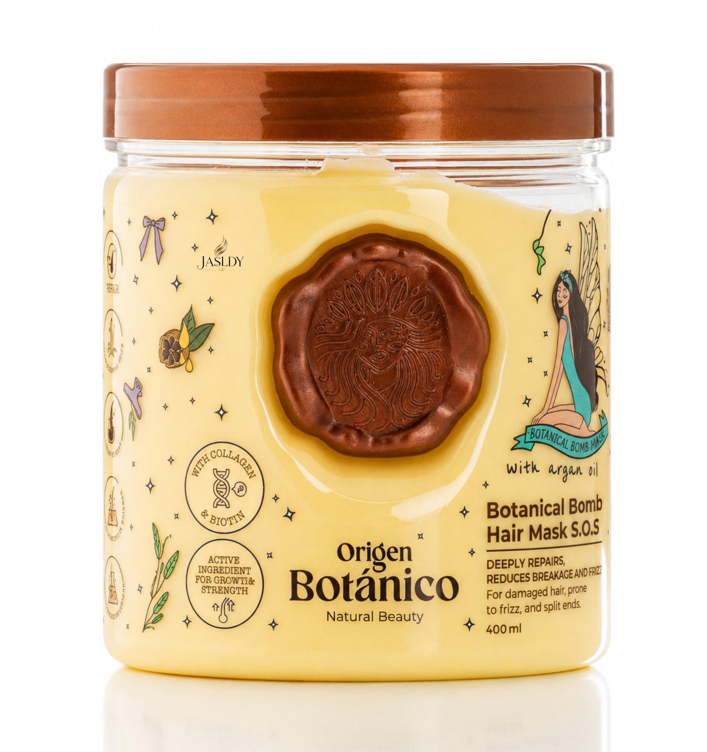 Ritual Botánico Onion Shampoo con Aceite de Argan + Intensive Plex Treatment + Botanical Bomb Mask + DUO Termoprotector – Smoothing Natural Shine & Strength for All Hair Types (KIT 5 + GIF)