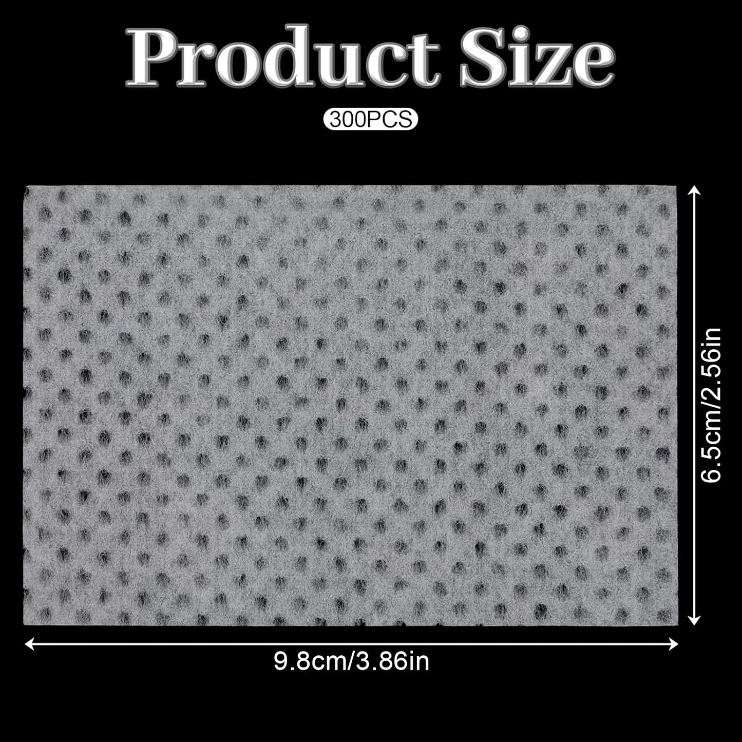 End Papers for Hair - 300 Pcs High-Temperature Perm Paper | Disposable Curling Tissue for Salon Use (White)