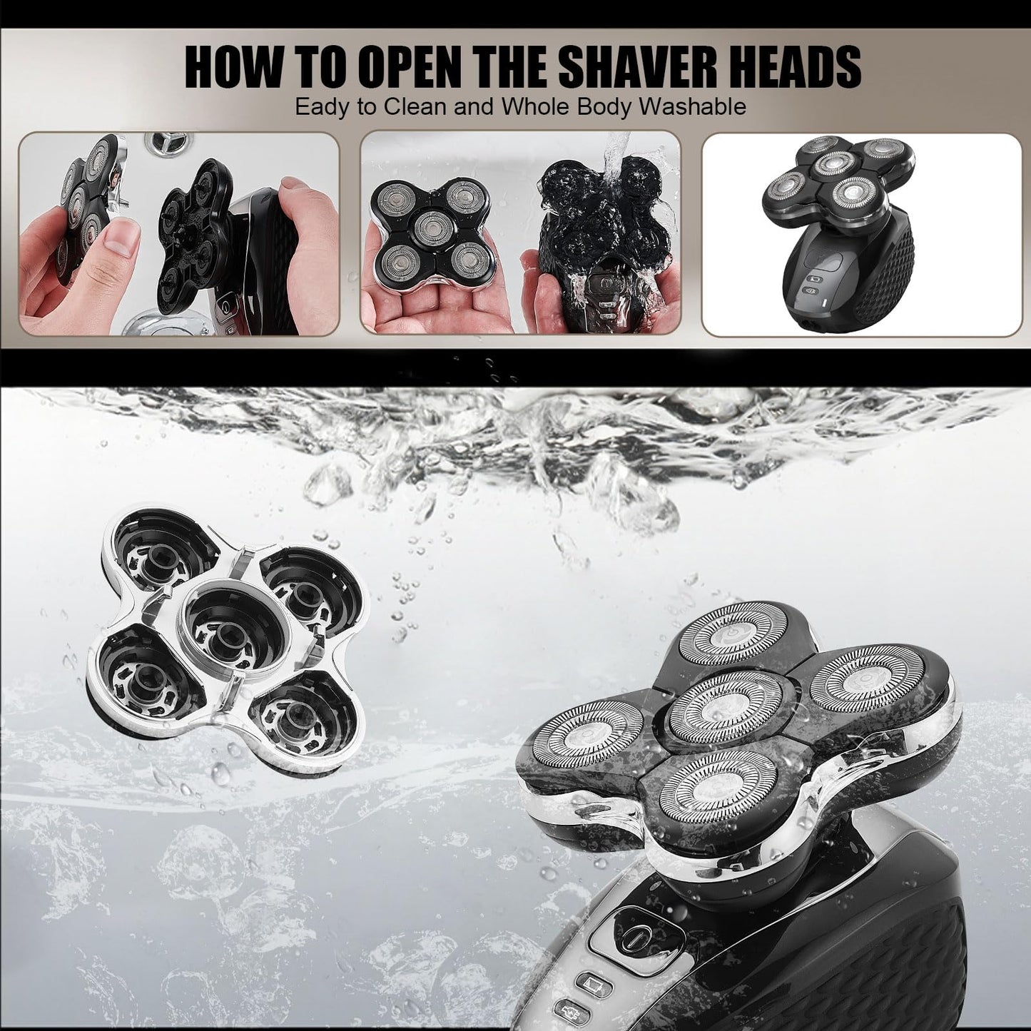 Head Shaver Replacement Blades Compatible with Remington Balder Pro Head Shaver Model XR7000,Precision Electric Shaving for Bald Men. (2packs)