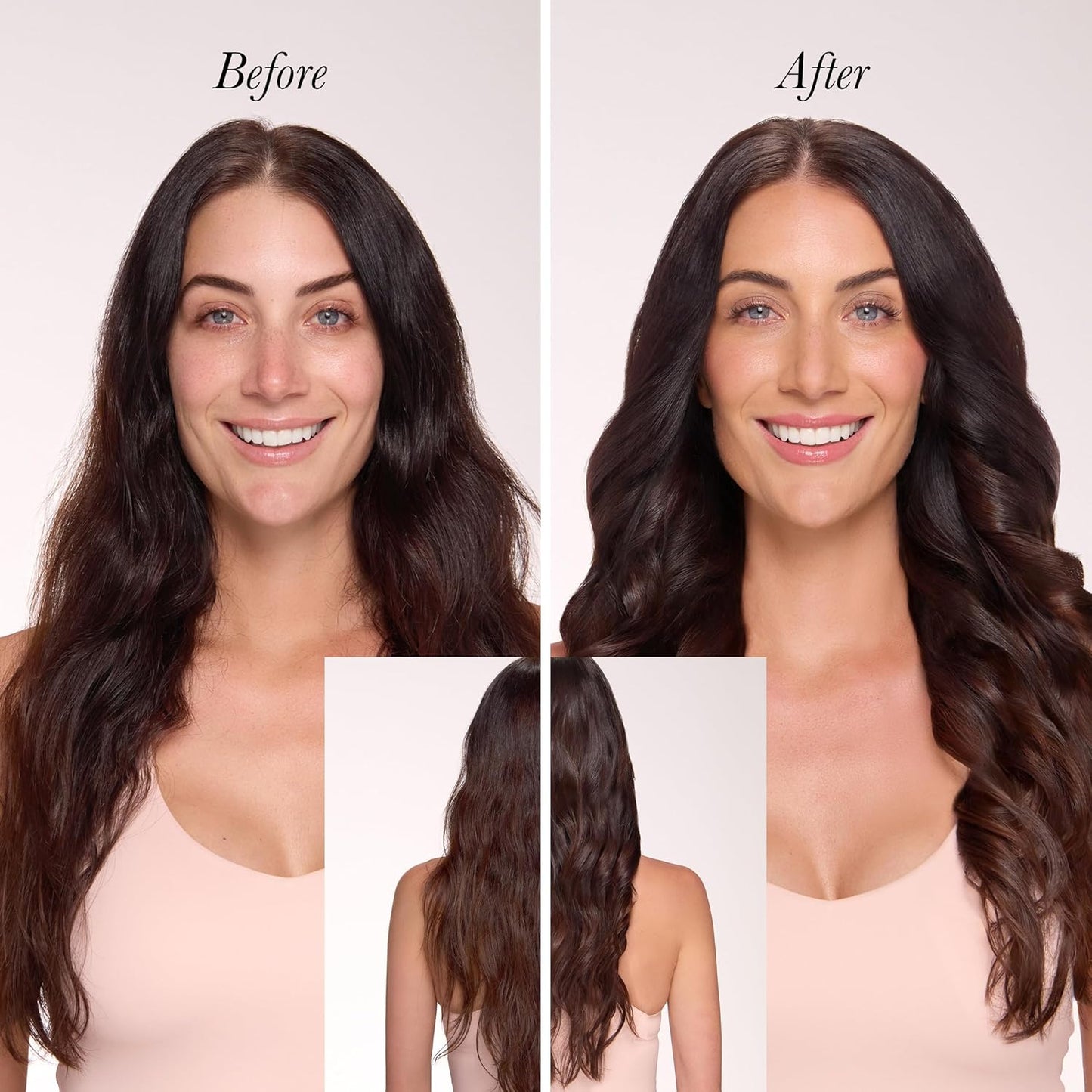 L'ANGE HAIR 2-in-1 Titanium Styler - 360° Airflow Flat Iron & Curling Iron | 1” Wide Plates in Blush