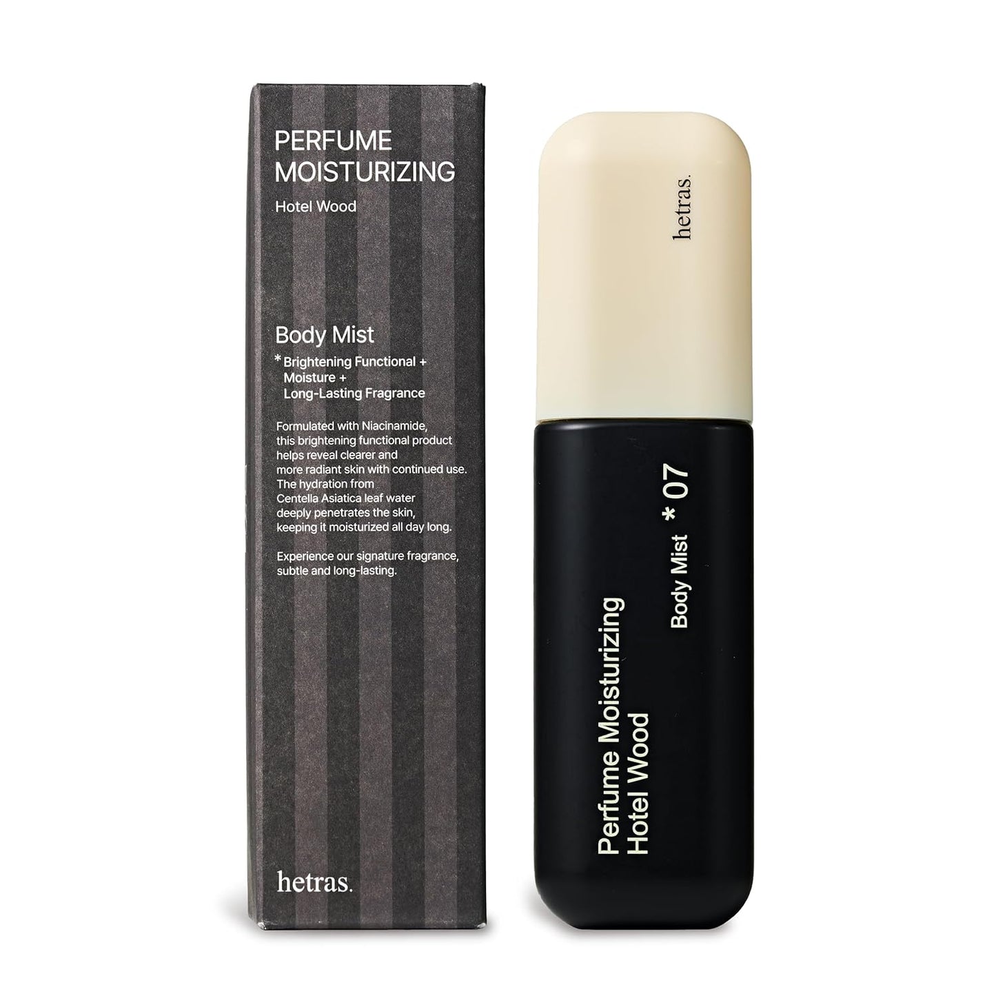 Hetras Perfume Body Mist - Bombshell Scent Hydrating Spray with Niacinamide | Skin Smoothing & Moisturizing | 4.06 fl. oz