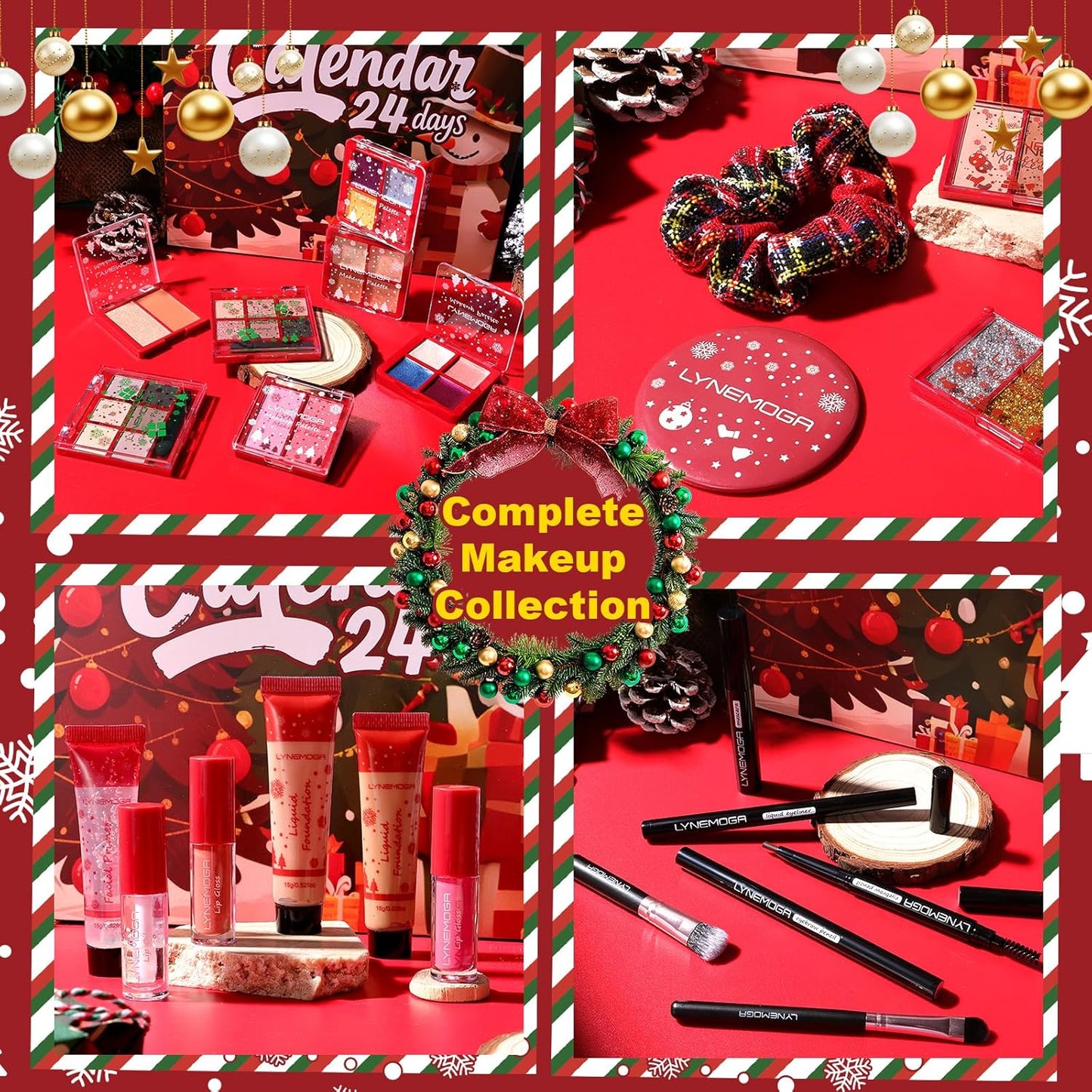 Makeup Advent Calendar 2025 - 24 Days of Beauty Sets for Women & Teens | Holiday Surprise Kits