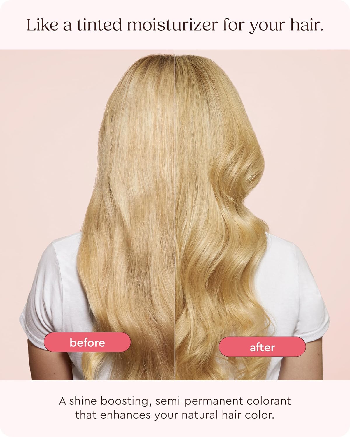 Supergloss Color Conditioning Gloss - Hydrating Semi-Permanent Hair Color & Shine Boost for Medium to Dark Blonde Hair - 6.4 Fl Oz | Warm Blonde