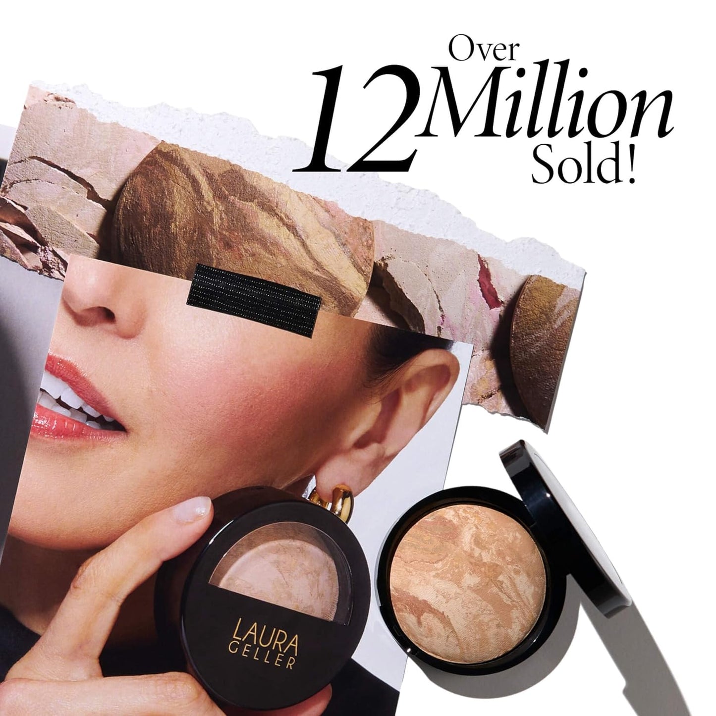Laura Geller Baked Starter Kit | Tuscan Dreams Powder Foundation & Kabuki Brush Set - Medium