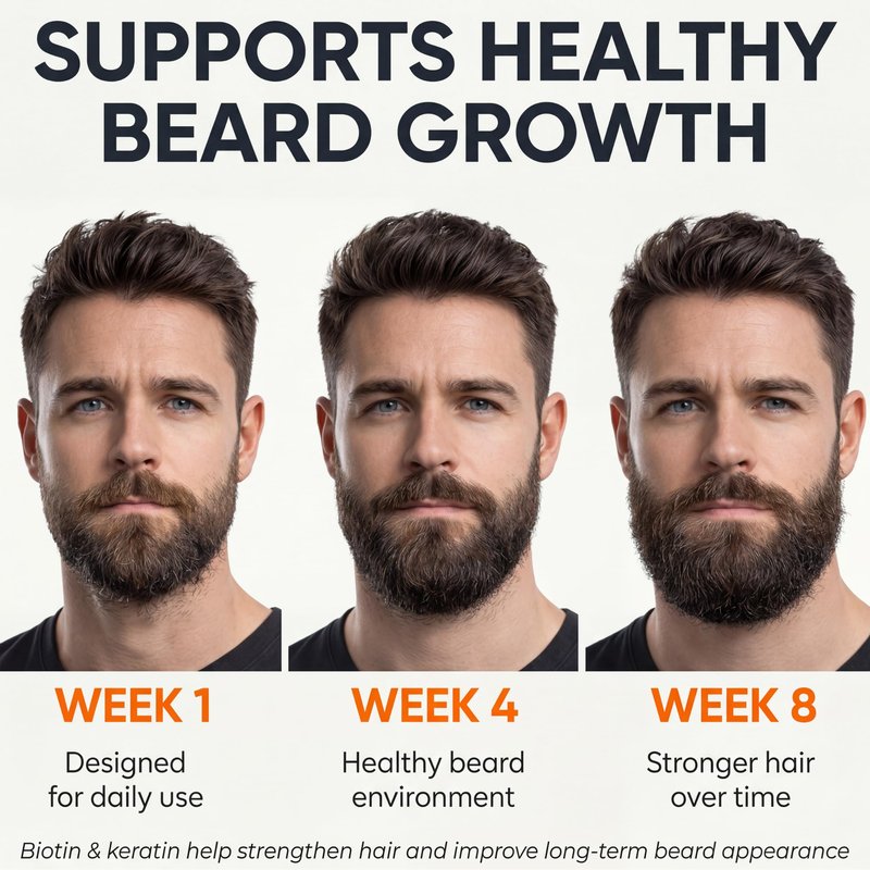 Arvolo Biotin Beard Balm for Men Care – Moustache & Beard Hair Growth, Shaper, Straightener, Filler & Softener Wax Butter Treatment, – For Growth, Grooming, Shaping