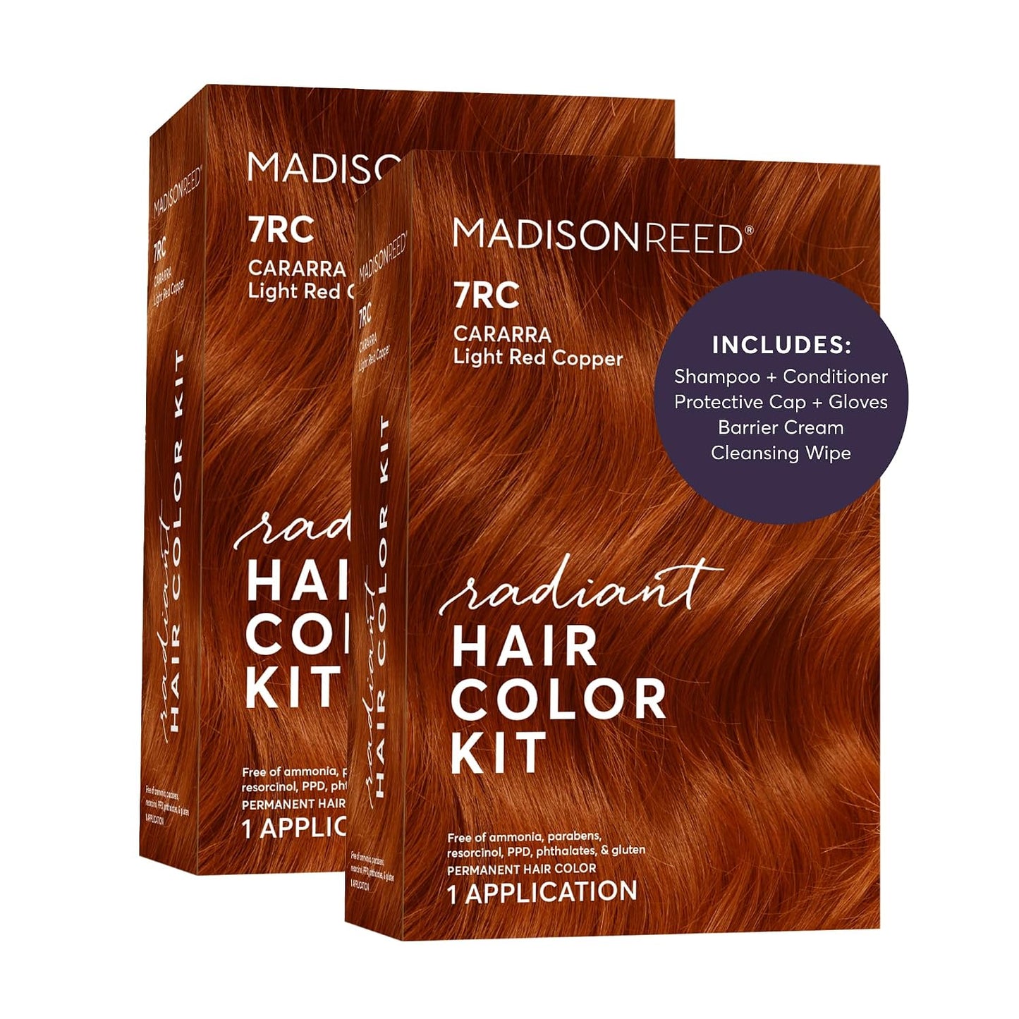 Madison Reed Radiant Hair Color Kit - 5RV Dark Garnet Red | Vivid Permanent Dye for Bold Color & Maximum Shine