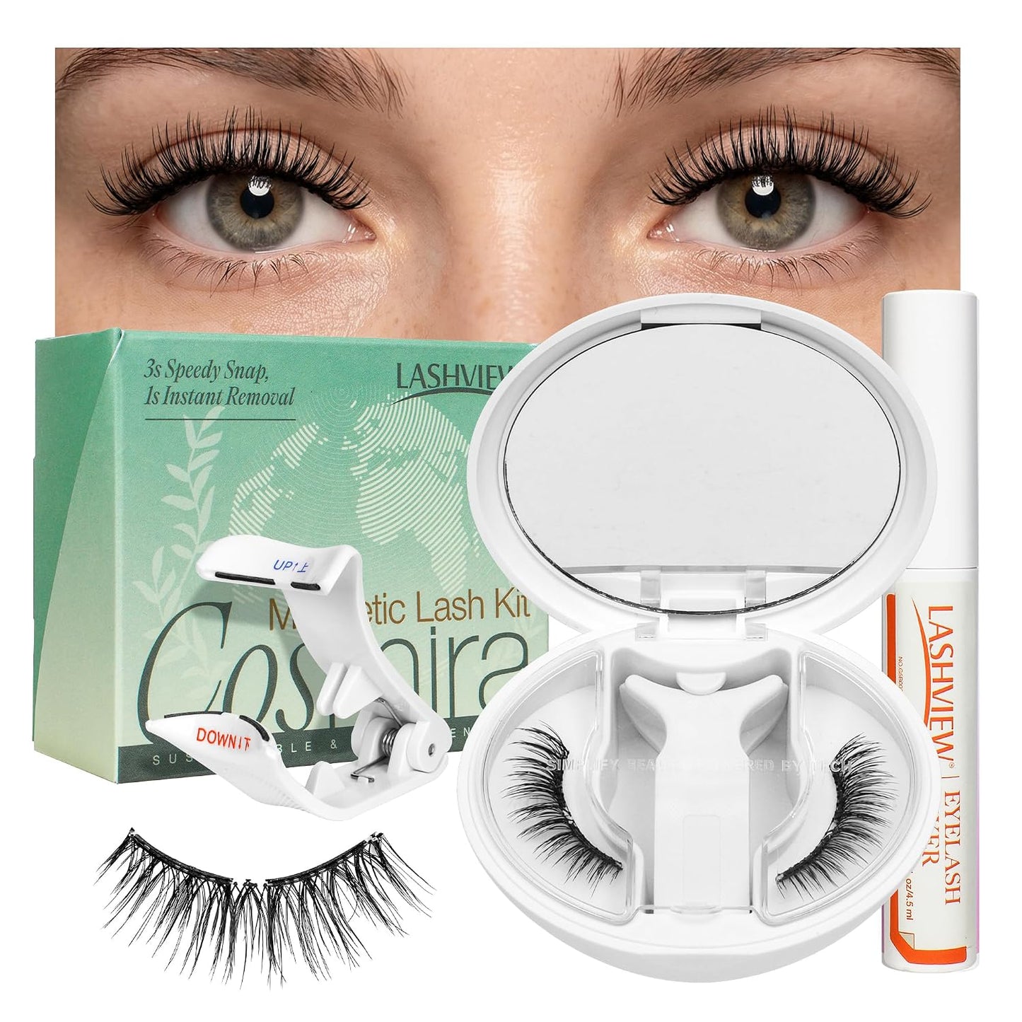 3D Microblading Eyebrow Pen - Waterproof & Smudge-Proof Natural Brow Definer | 2 Pack, Light Brown