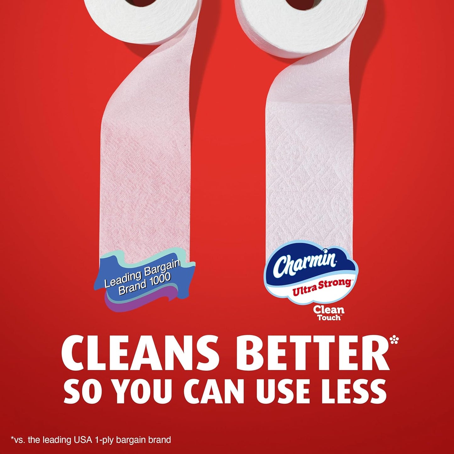 Charmin Ultra Strong Toilet Paper - 24 Mega Rolls | 120 Regular Rolls, Soft & Durable