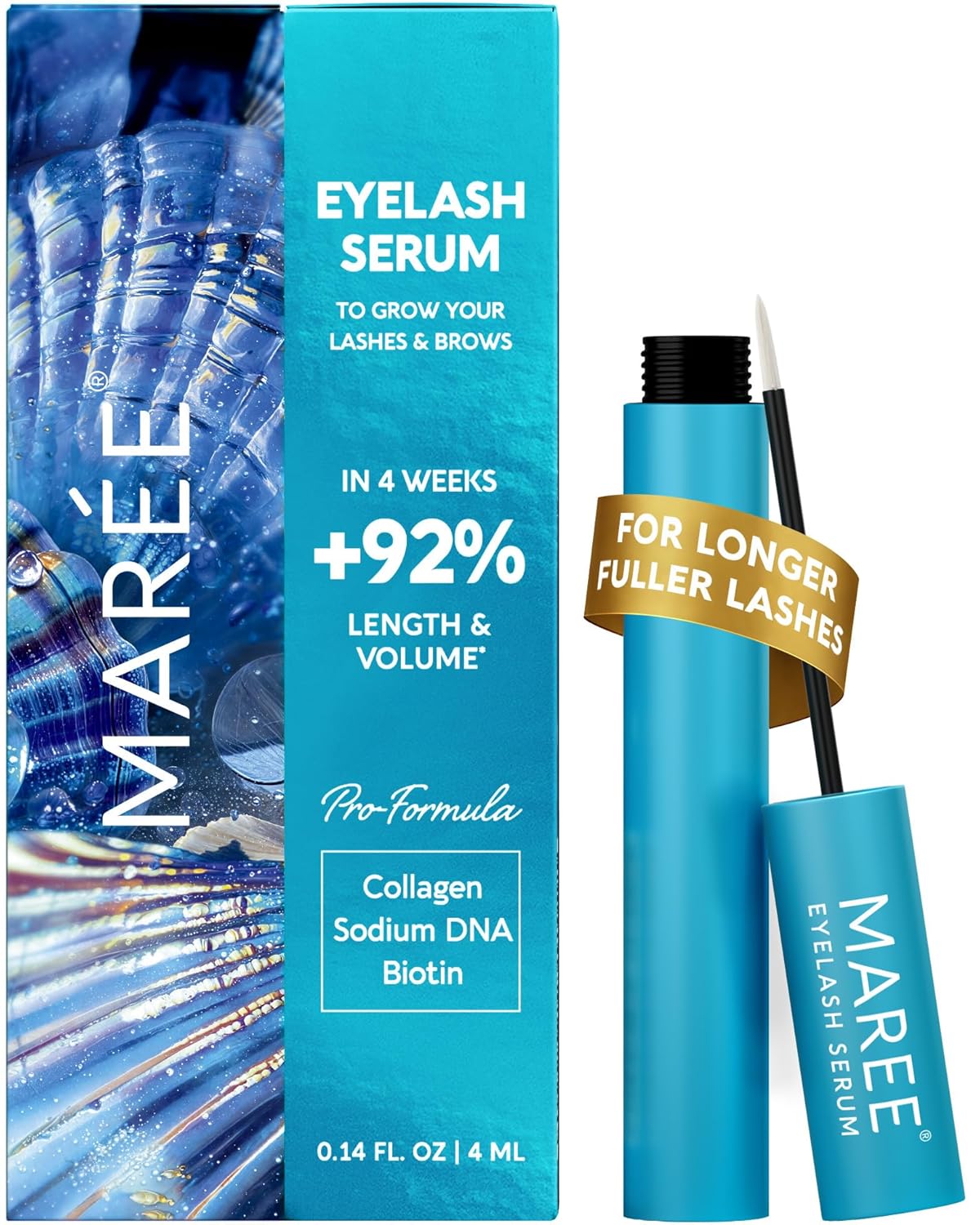 Eyelash Serum for Growth - Prostaglandin-Free Enhancing Oil for Lashes & Brows | Rapid Results
