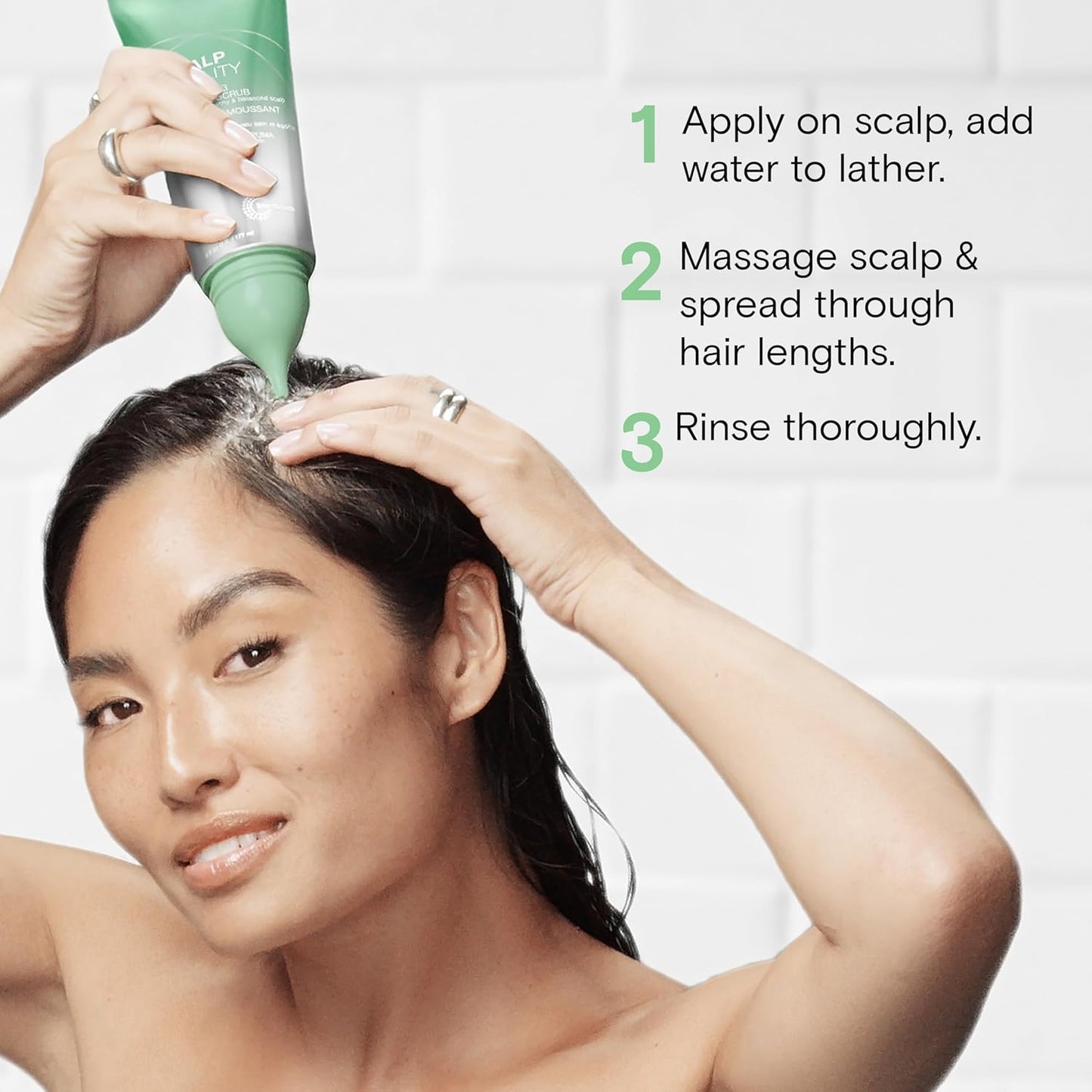 Joico Scalp Vitality Exfoliating Foaming Scrub - Healthy Scalp Support | Removes Oil & Buildup | 6 Fl Oz