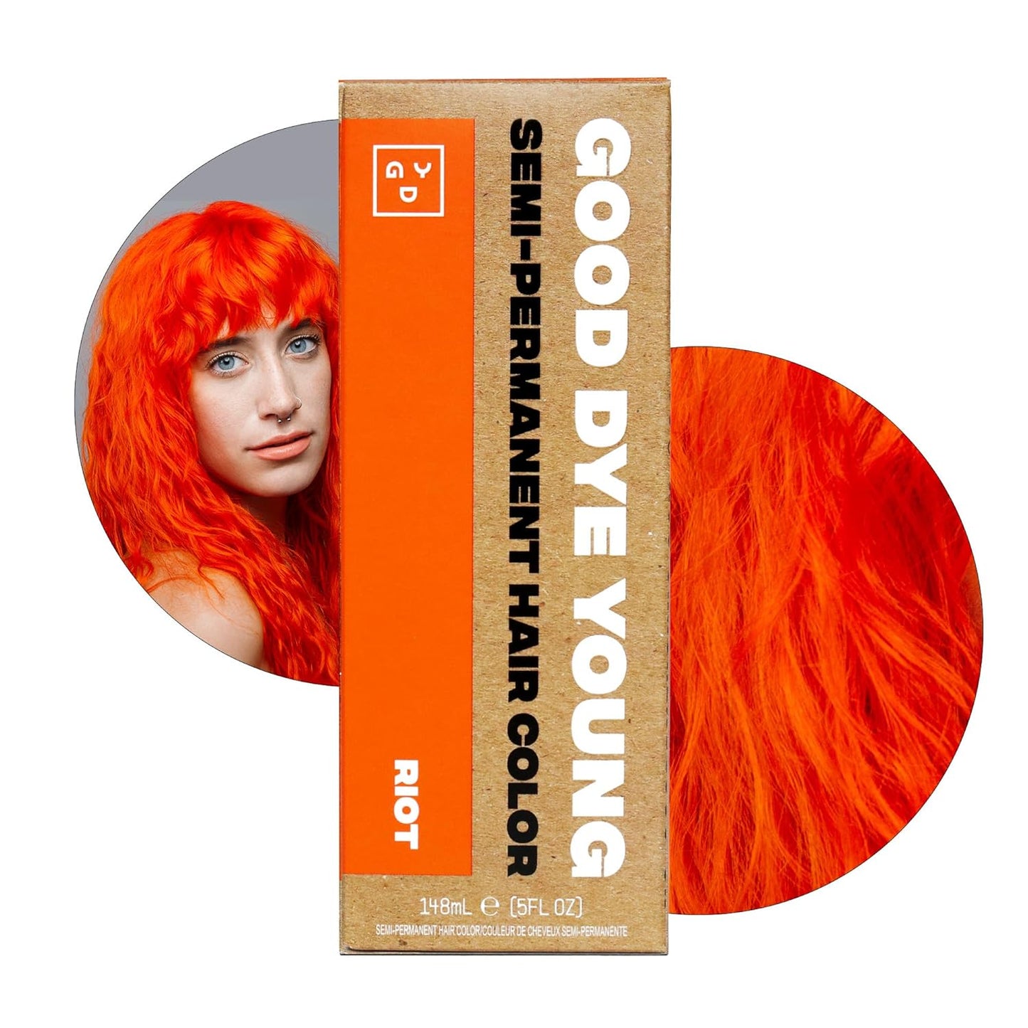 Good Dye Young Semi-Permanent Hair Color - Vegan Pink Hair Dye for Non-Damaging Color | 5 FL OZ, Lasts Up to 24 Washes