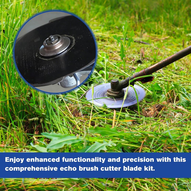 Brush Cutter Blade Kit For Echo SRM 225 Blade Conversion Kit C535000160 C535000150 90051100010 6103150713 Replacement Echo Trimmer Attachment Fit All SRM Family, Except The High Torque Version