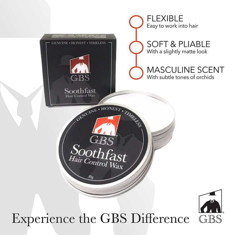 GENTS Mustache Wax Kit – Extra Strong Hold, Classic Mustache Wax with Folding Comb & Pocket Mustache Comb – Styling & Grooming Set for Men