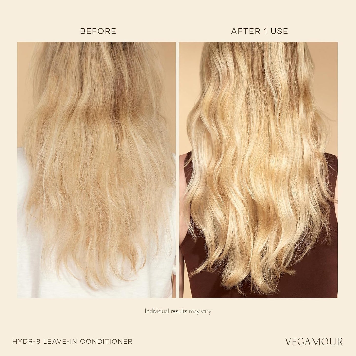 Leave-In Conditioner for Deep Hydration & Heat Protection - Vegan Keratin for Soft, Silky, Frizz-Free Hair