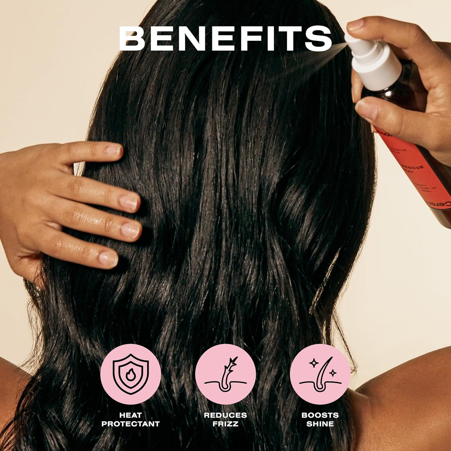 Guava Rescue Spray - UV & Heat Protective Detangler with Antioxidants | 2 fl oz for All Hair Types