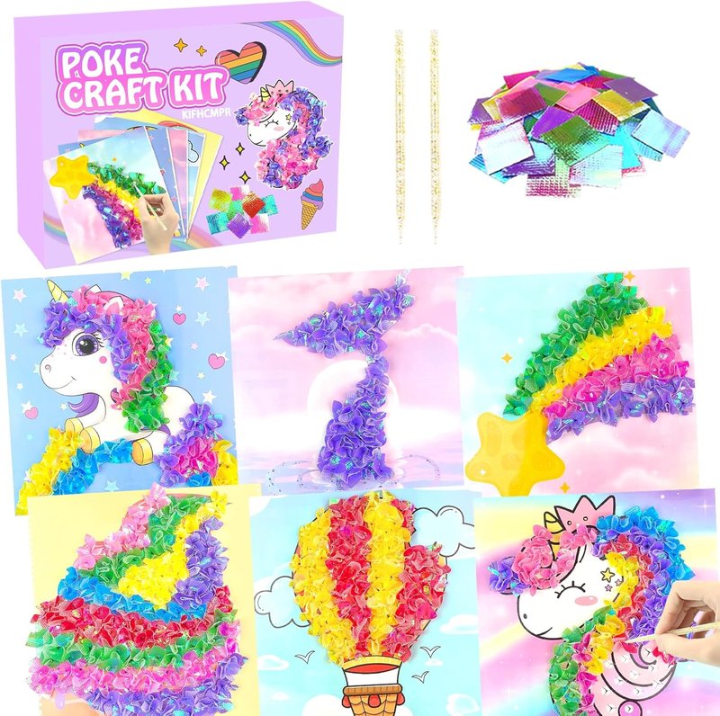 Magical Dream Decor - Mess-Free Kids' Art Fabric Craft Kit | DIY Birthday & Christmas Gift for Ages 4-10