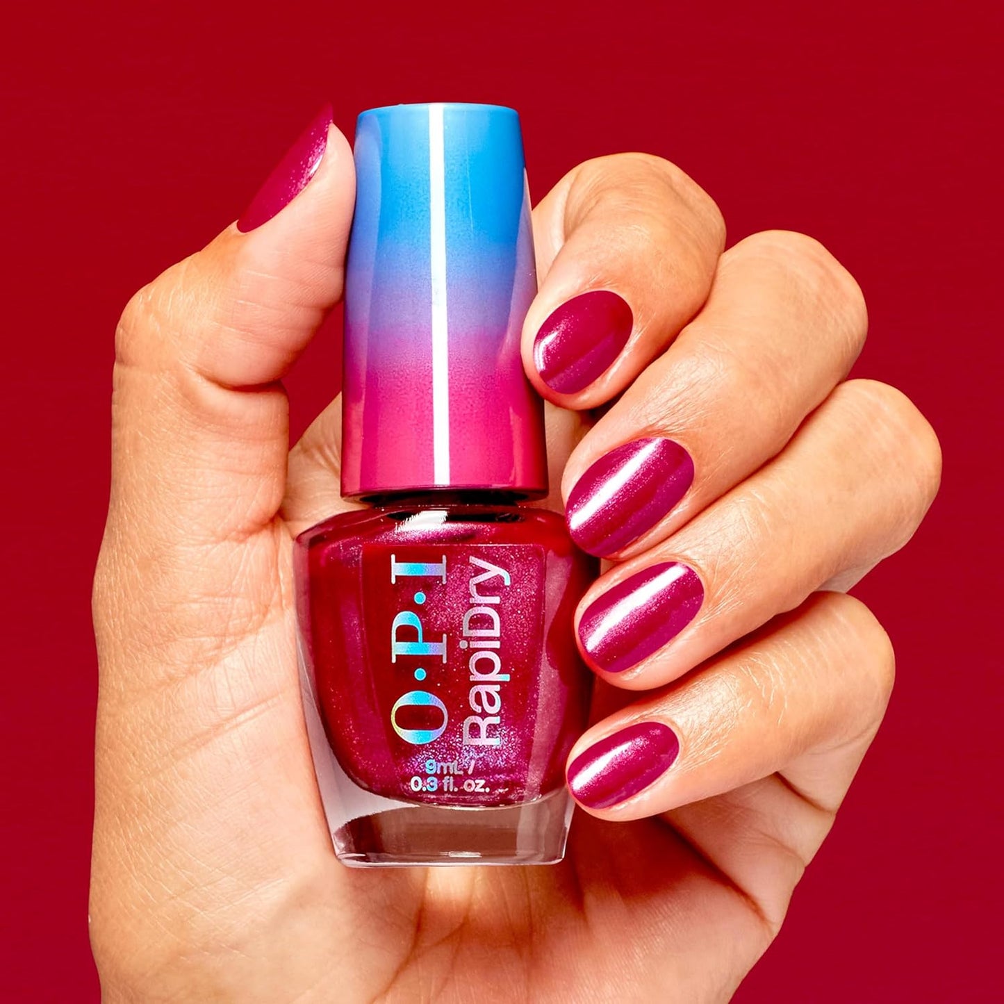 OPI RapiDry Quick Dry Nail Polish - Opaque Crème & Shimmer Winter Colors | Smudge Proof & Fast Drying in 60 Seconds