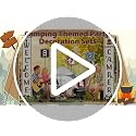14-Piece Camping Party Decorations Set with Banners & Cutouts