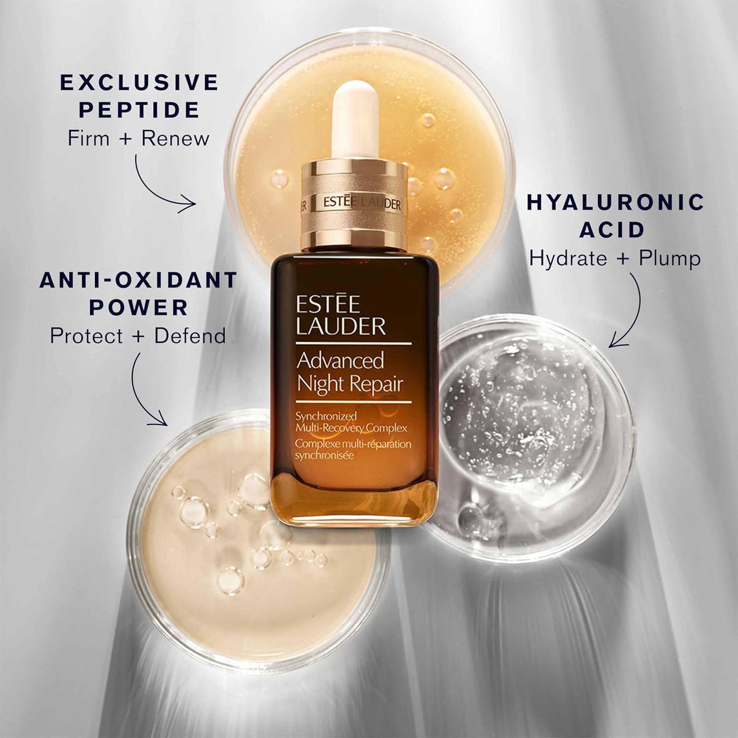 Estée Lauder Dream Skin In One Sleep Skincare Set - Repair, Moisturize & Strengthen | 4-Piece Set with Cleanser, Serum, Moisturizer & Treatment