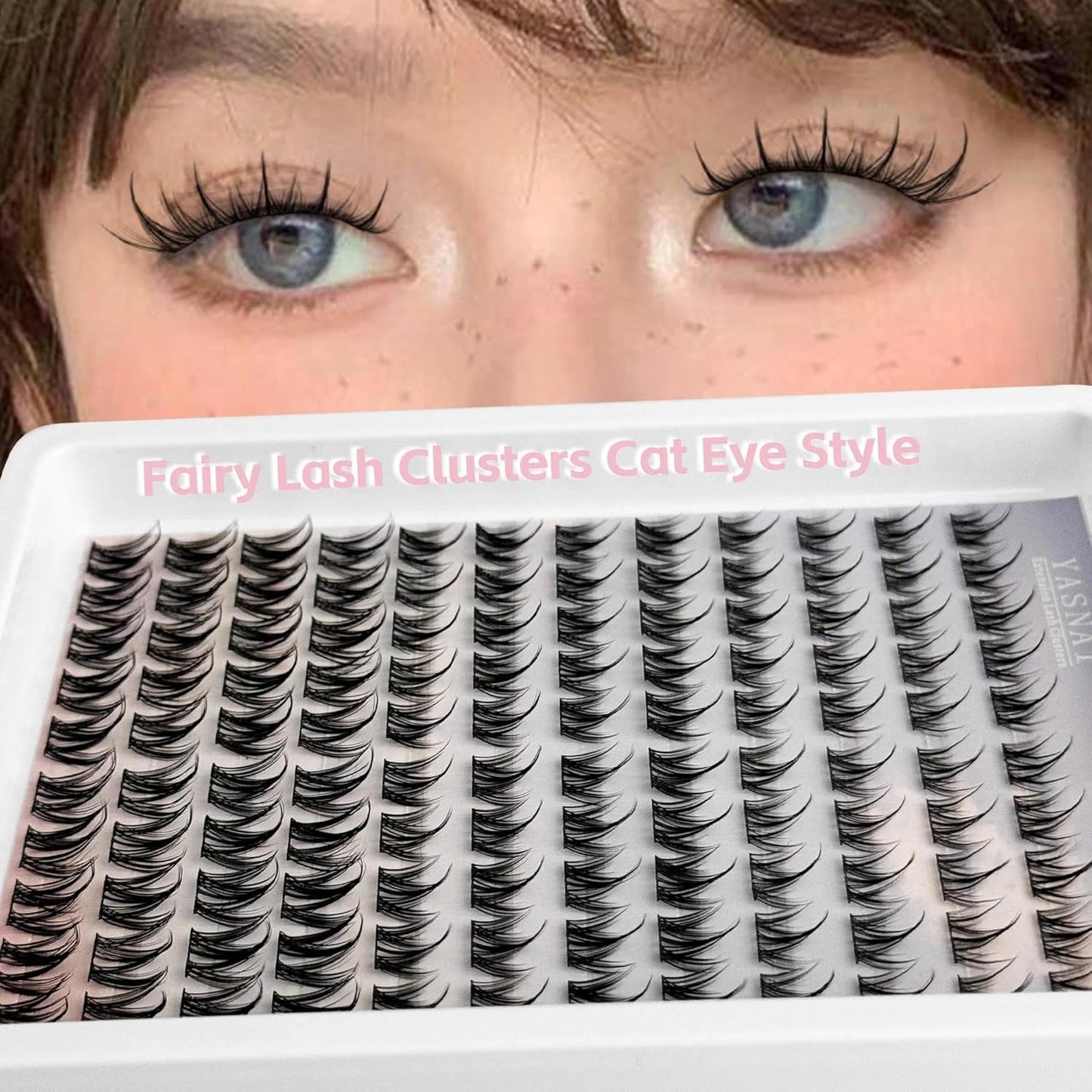 Manga Eyelash Clusters - 120 Pcs Short Spiky Extensions | C Curvature 10/12/14MM Anime Style