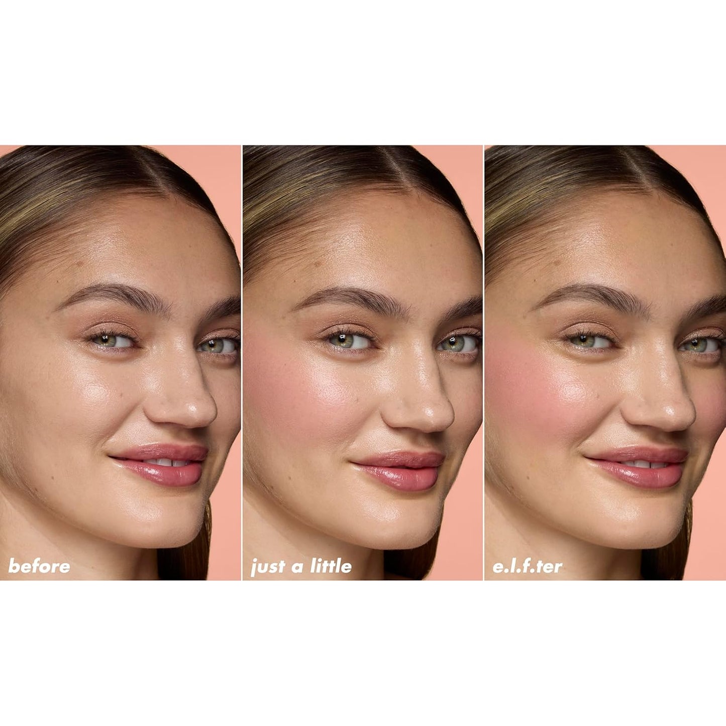 e.l.f. Soft Glam Cream Blush Stick - Buildable Vegan Blush for Natural Flush | Pink On It, Satin Finish