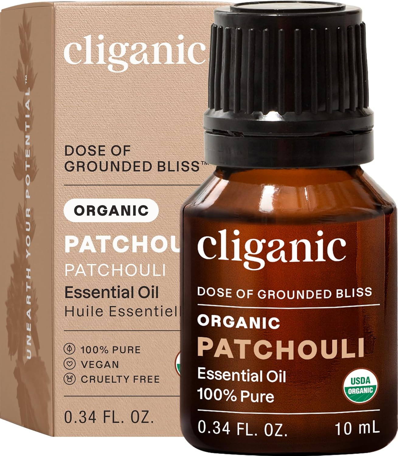 Cliganic Organic Lavender Essential Oil - 100% Pure Aromatherapy Oil | Non-GMO, 15ml