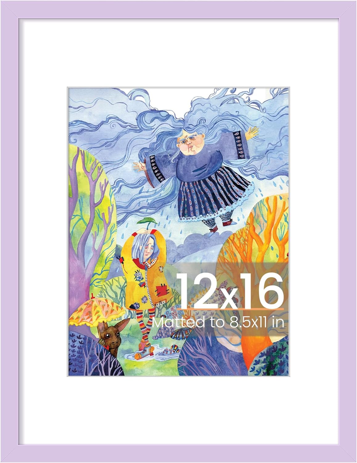 Upsimples 11x14 Picture Frame - Display 8x10 Photos with Mat or 11x14 Without Mat | Black Wall Hanging Frame