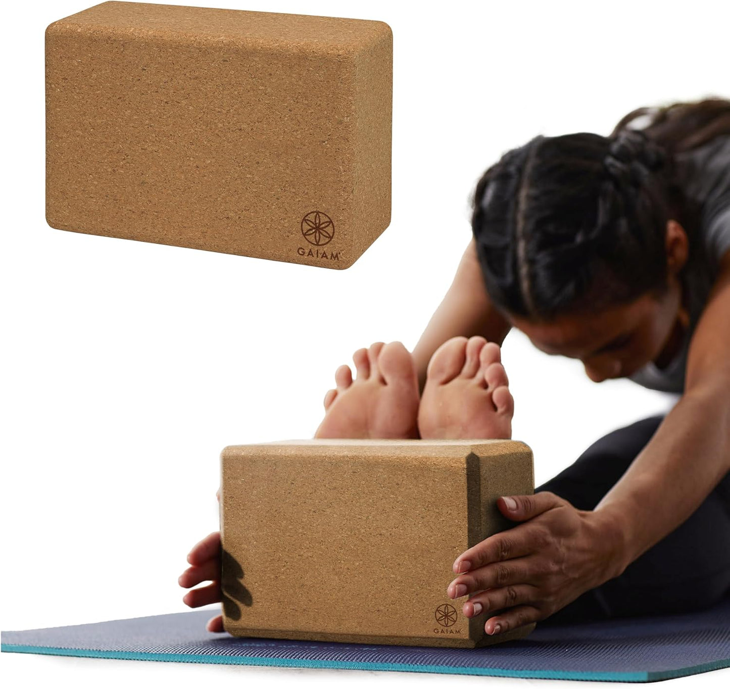 Yoga Block - Supportive Latex-Free EVA Foam with Non-Slip Surface | Ideal for Yoga, Pilates, Meditation