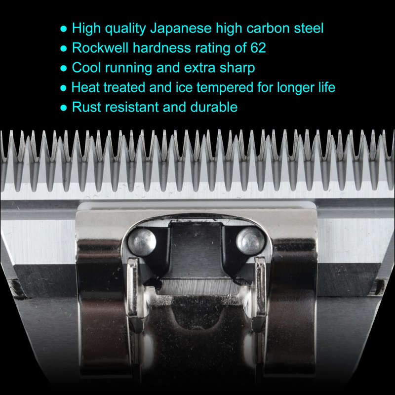 FURZONE Detachable Blade - Size 3FW Wide Blade 33/64", Made of Extra Durable Japanese Steel, Compatible with Most Andis, Oster, Wahl A5 Clippers