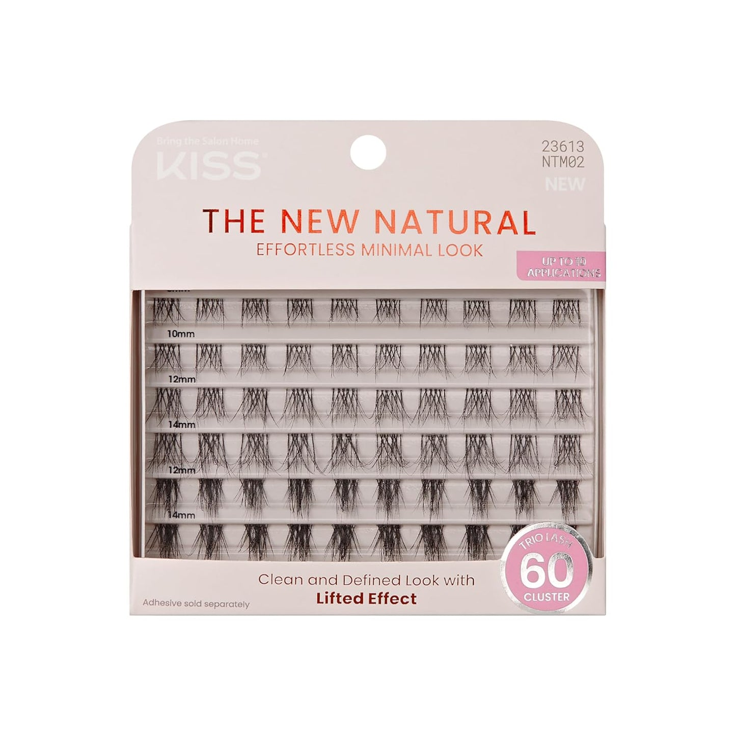 False Eyelashes - Nude Blazer Cluster Trio, 8mm-14mm | 60 Easy-to-Apply, Reusable Clusters