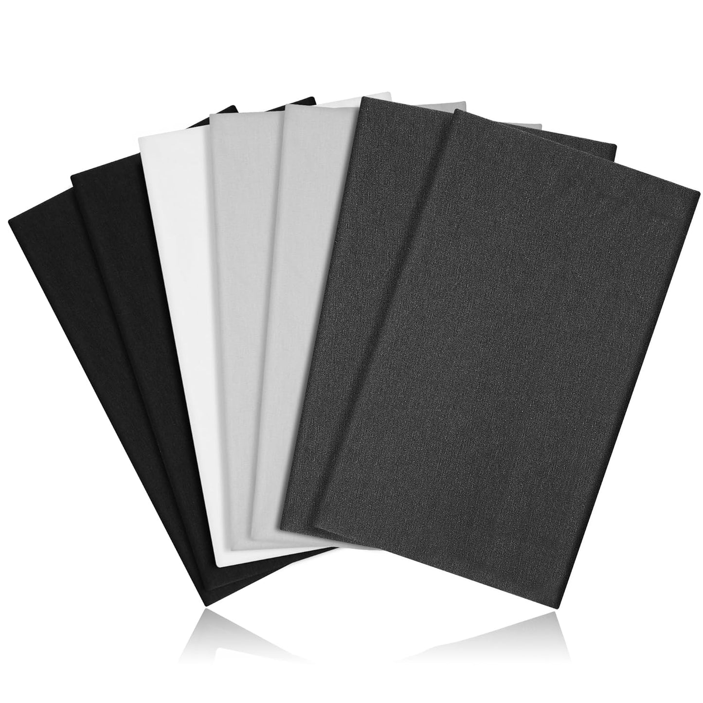 Wide Cloth Headbands for Women - 7PCS Soft & Stretchy Hair Bands for Workout, Yoga & Daily Wear