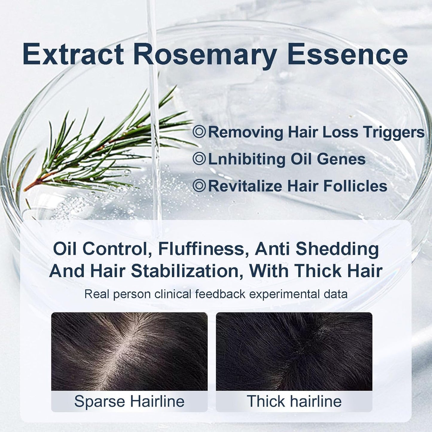 Hair Growth Shampoo for Thinning Hair - Biotin & Rosemary Volumizing Formula for Fuller, Thicker Hair | 15.2 fl. oz.