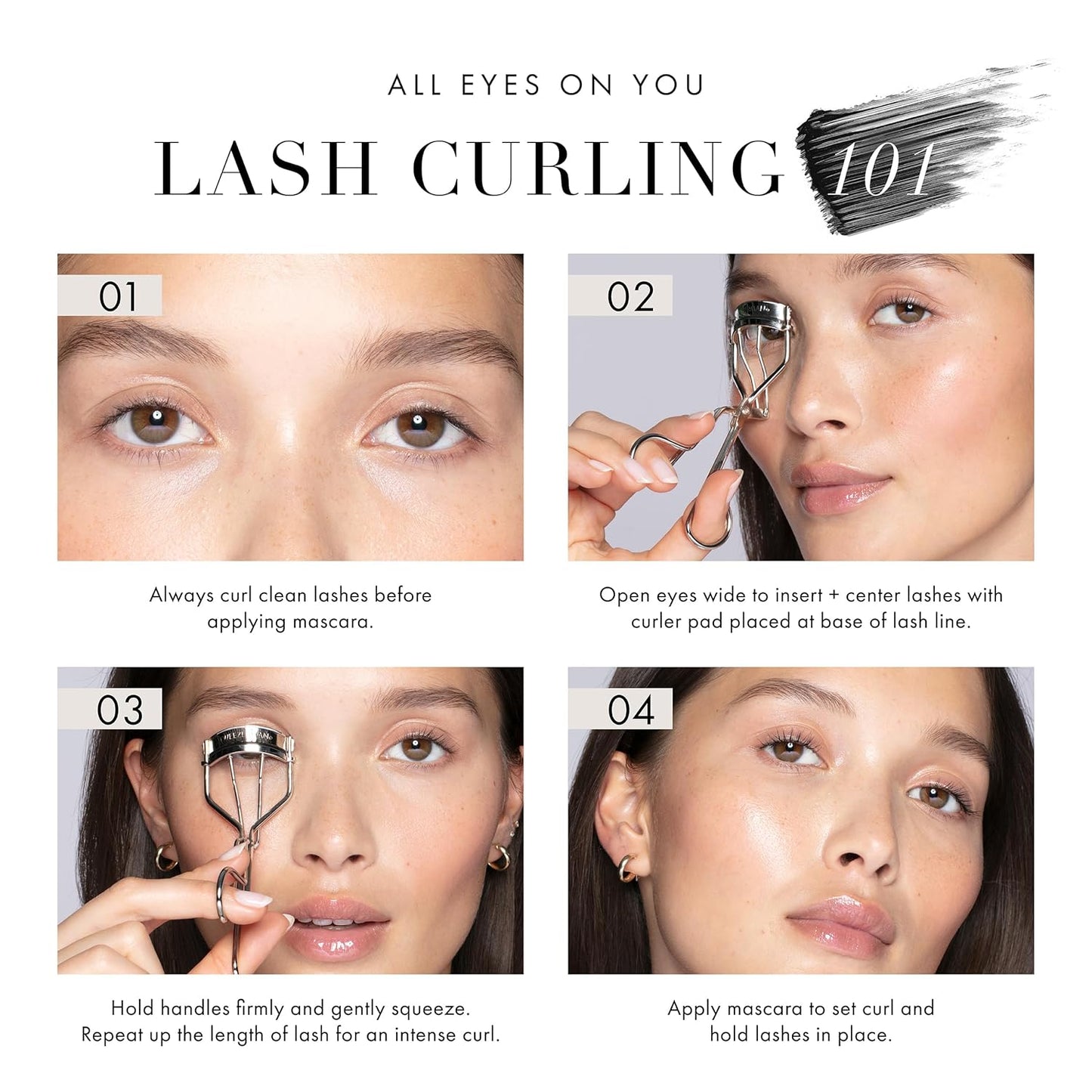 Tweezerman Classic Eyelash Curler - Makeup Tool for All Eye Shapes | Includes Refill Pads