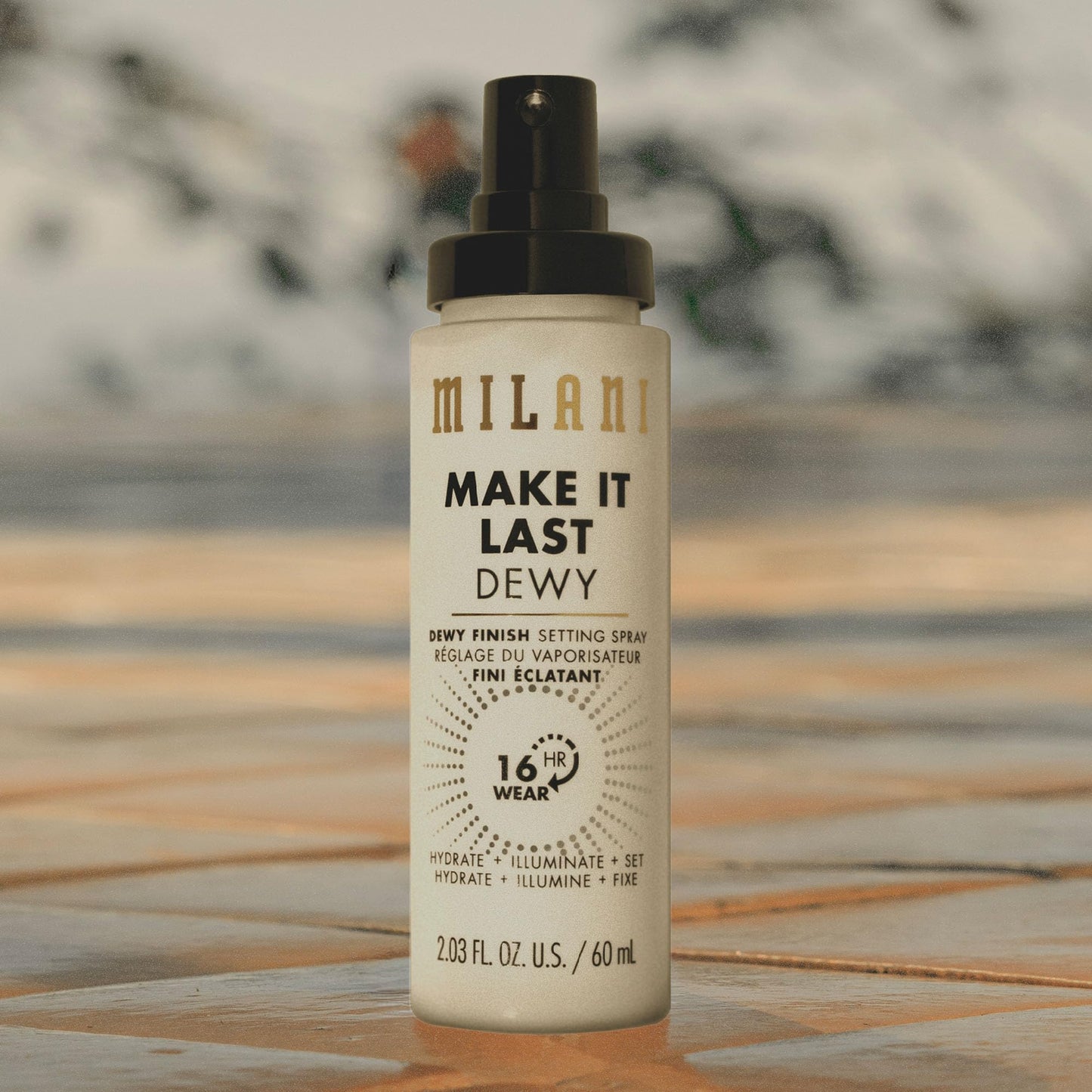 Milani Setting Spray + Primer, Make It Last Dewy - Dewy Finish Moisturizing Formula for Glow on the Go, Setting Spray for Makeup and Face Primer, Prime + Set + Hydrate, 2.03 Fl. Oz