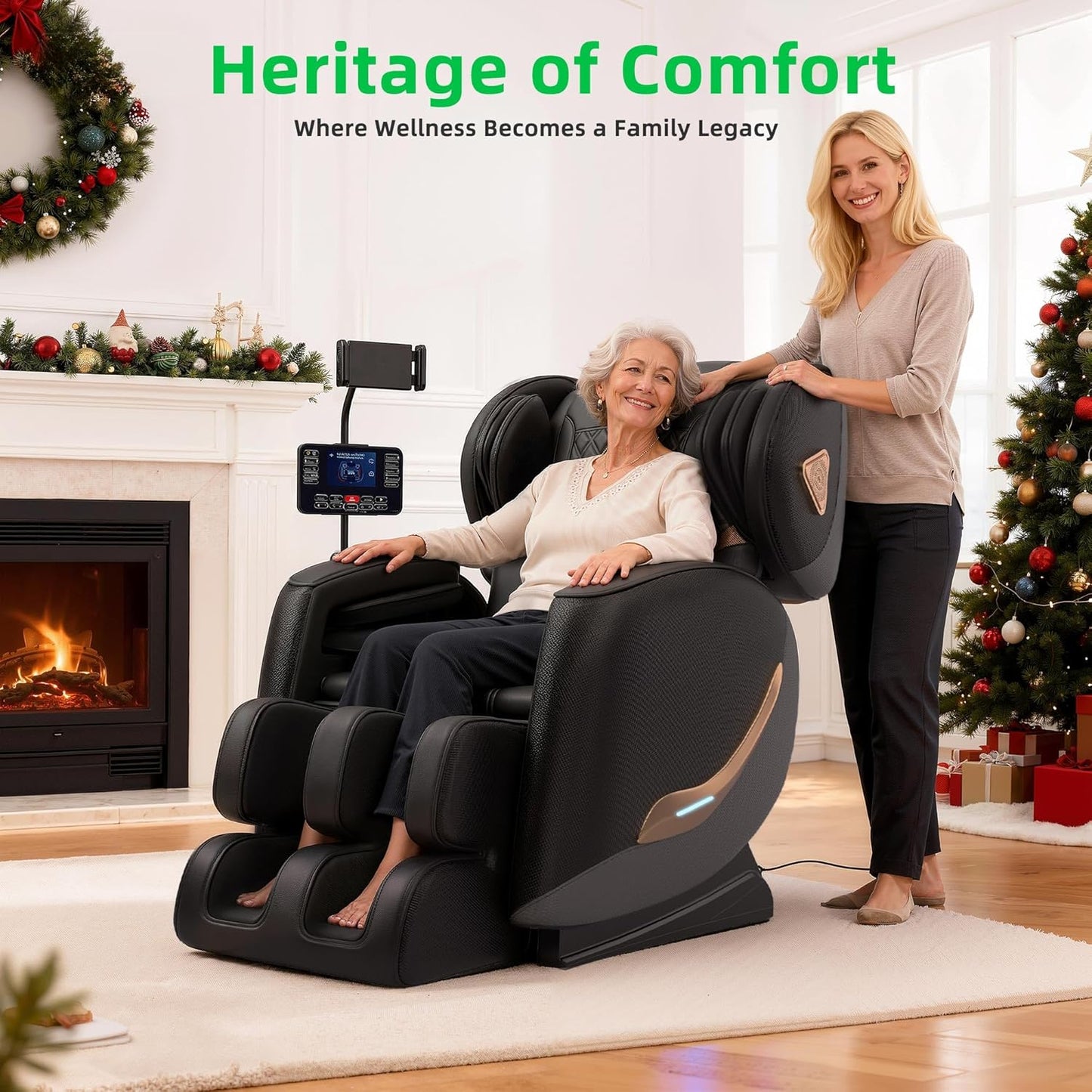Full Body Massage Chair - Zero Gravity Recliner with 10 Massage Points, Heat, Airbags & Bluetooth Speaker | 2026 Model