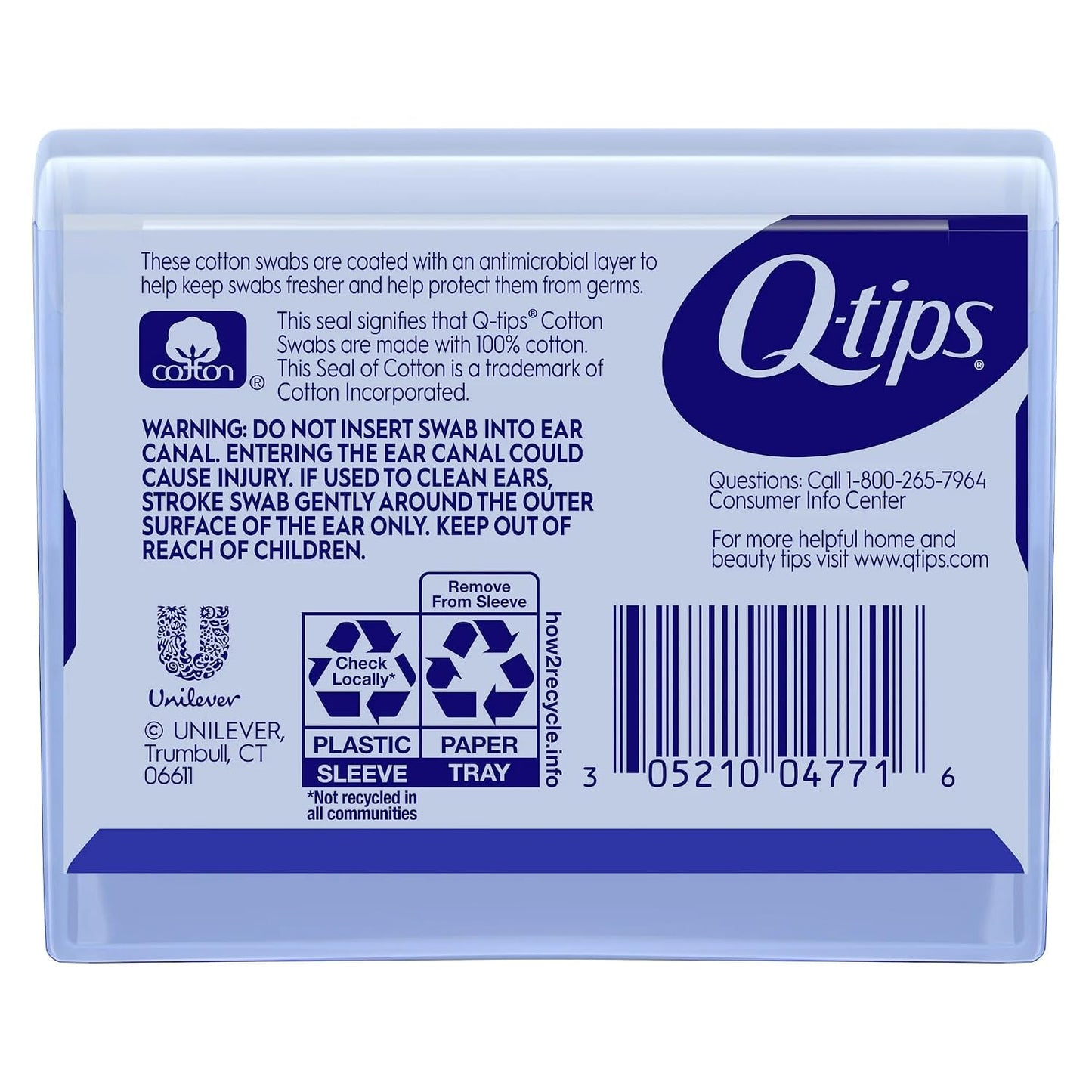 Cotton Swabs - Travel-Size Hygiene Shield Q-tips | 10-Pack for First Aid & Beauty Care