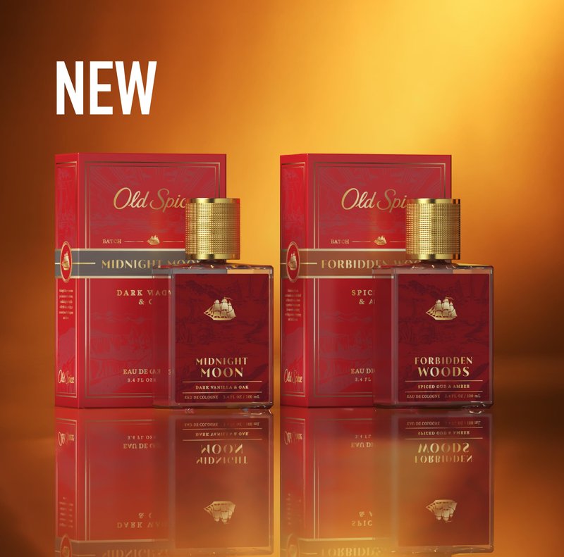 Old Spice Cologne for Men, Premium & Pairable Fragrance Spray, Midnight Moon with Dark Vanilla & Oak Signature Scent, Masculine & Sophisticated for Day & Night Wear, Eau de Cologne, 3.4 fl oz