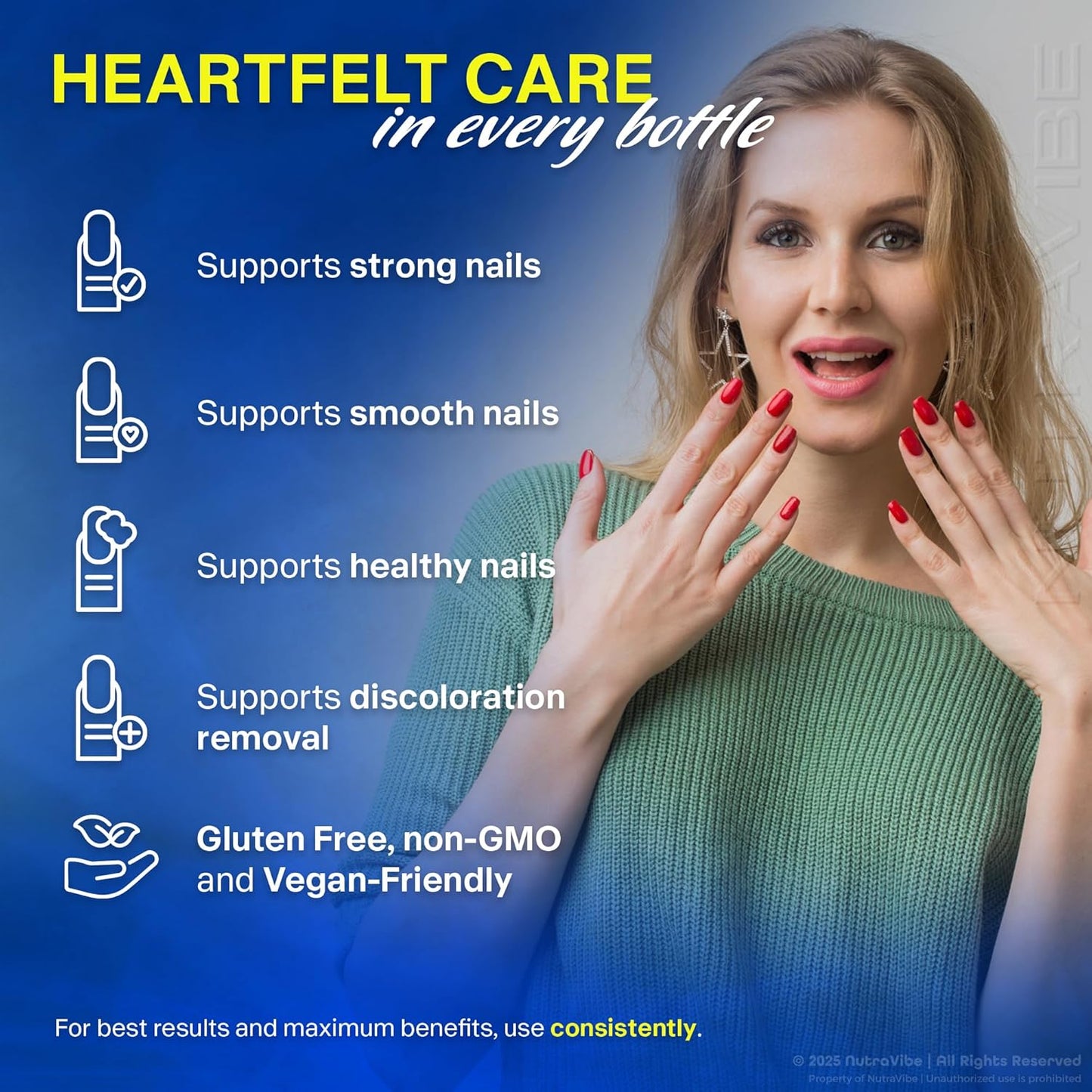 WellaNail Drops - Premium Nail & Foot Care Formula with Natural Ingredients | Supports Healthy Nails & Hydration - 30 Servings