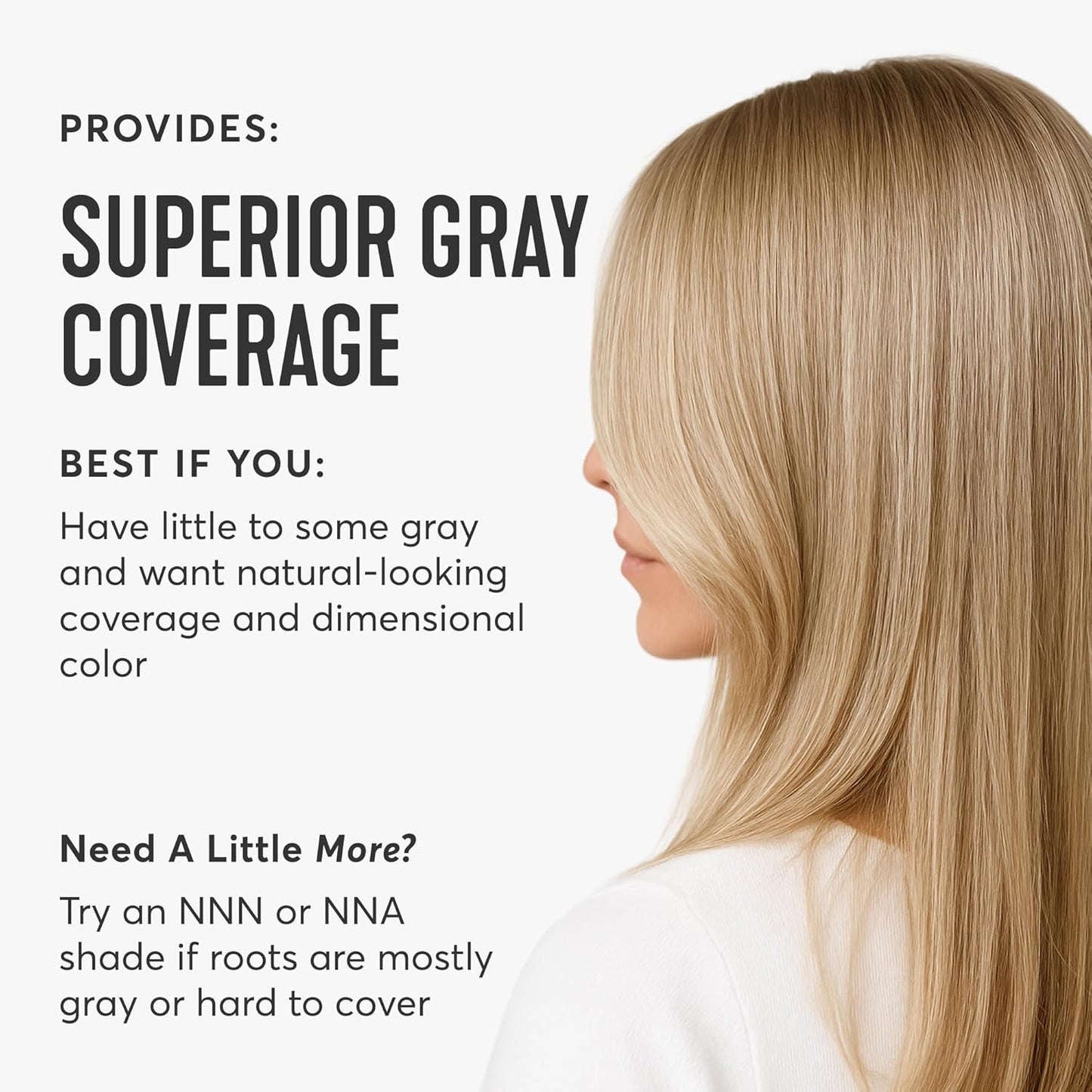 Radiant Hair Color Kit - 9NA Medium Cool Blonde | PPD-Free, Ammonia-Free Permanent Dye for Gray Blending