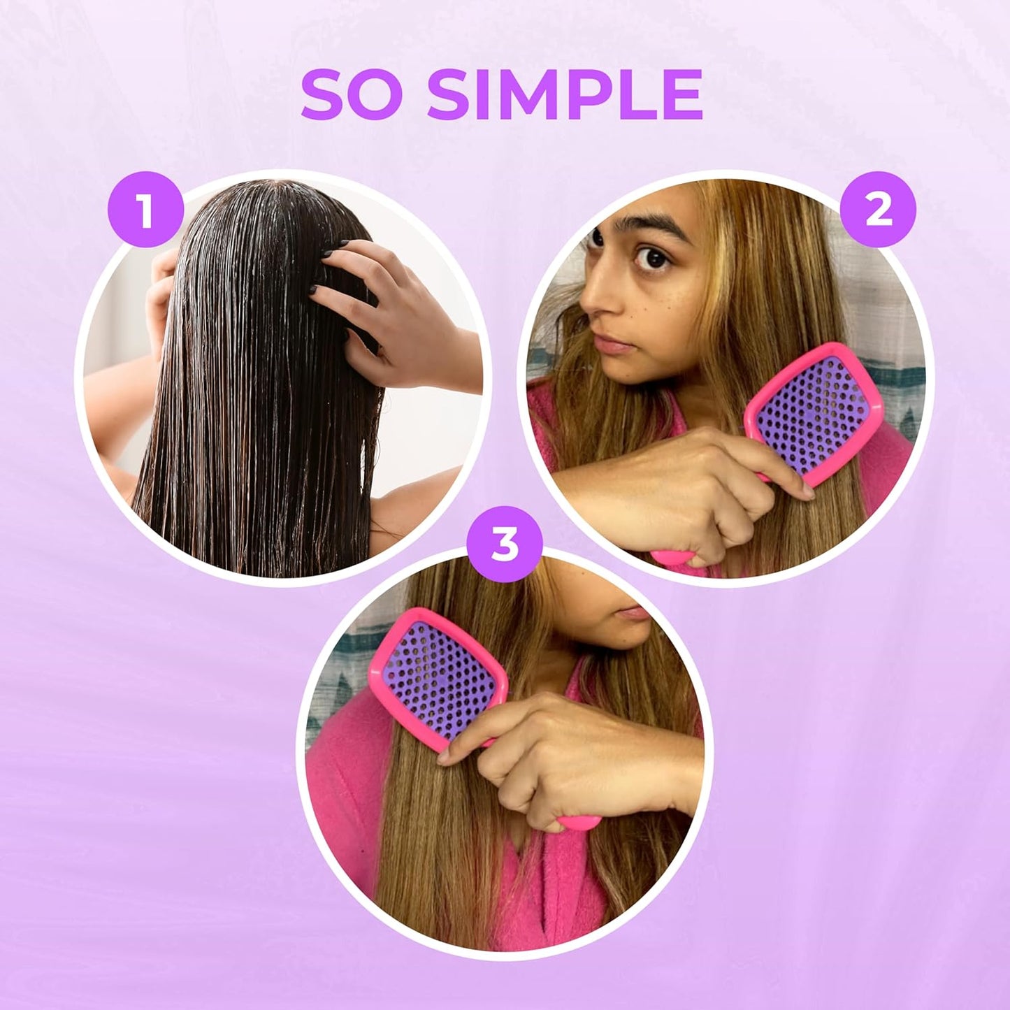 FHI Heat Detangling Brush - Pain-Free Brushing for All Hair Types | Lightweight, Anti-Static DuoFlex Bristles