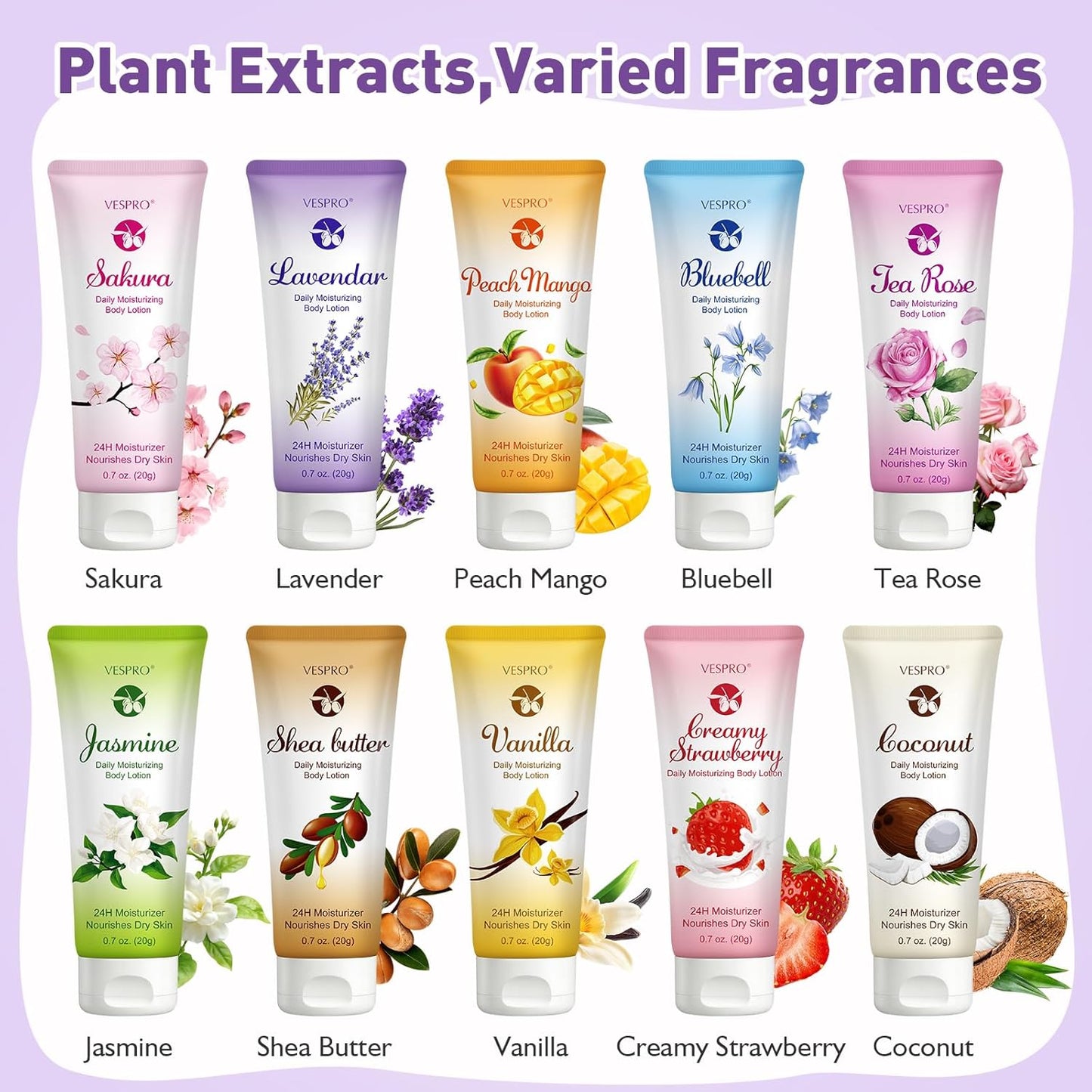Mini Body Lotion Gift Set - 100 Pack Travel Moisturizer for Dry Skin | Perfect for Valentine's Day & Spa Gifts