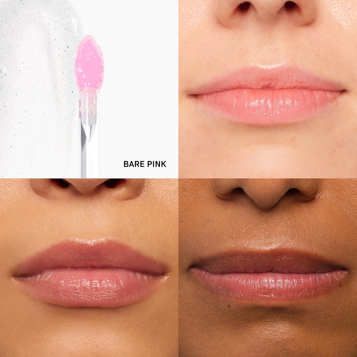Bobbi Brown Extra Blushing Lip Oil - Hydrating Shine with pH-Adaptive Color | Bare Pink, 0.20 Fl Oz