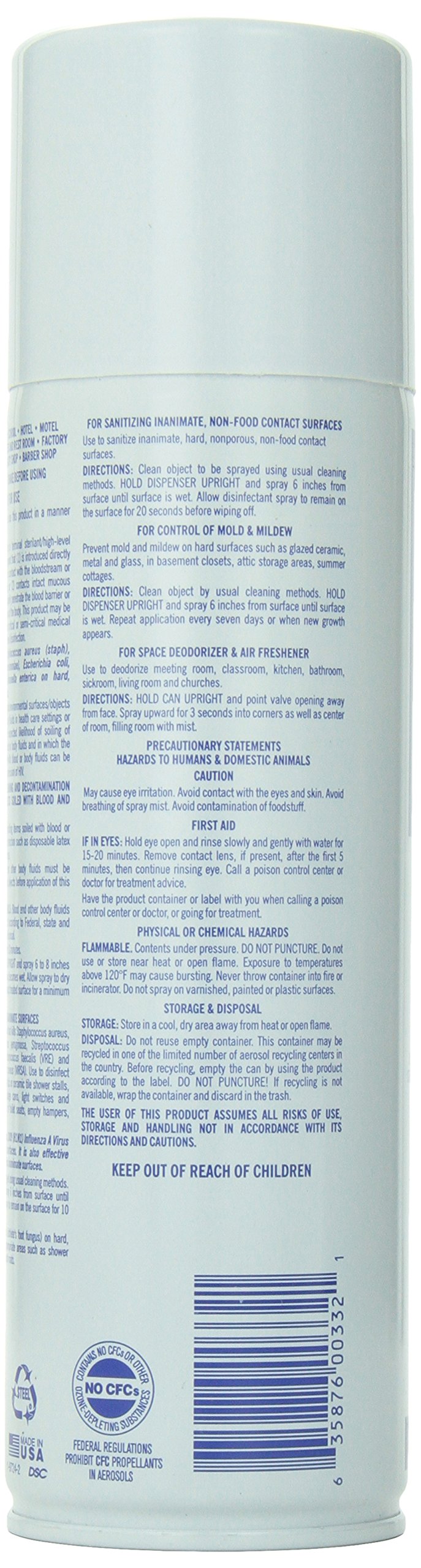 MAR-V-CIDE Spray Disinfectant, 16.5 oz – Hospital-Grade Disinfectant & Deodorizer Spray, Kills Germs, Bacteria, Viruses, Fungus & Mildew – For Salons, Barbershops, Gyms & Homes