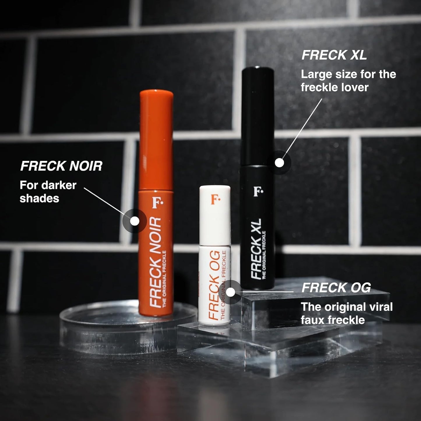 Freck XL Freckle Pen - Buildable Faux Freckles Makeup for Natural Sun-Kissed Look | Vegan, Long-Lasting Formula | Light/Medium Skin Tones