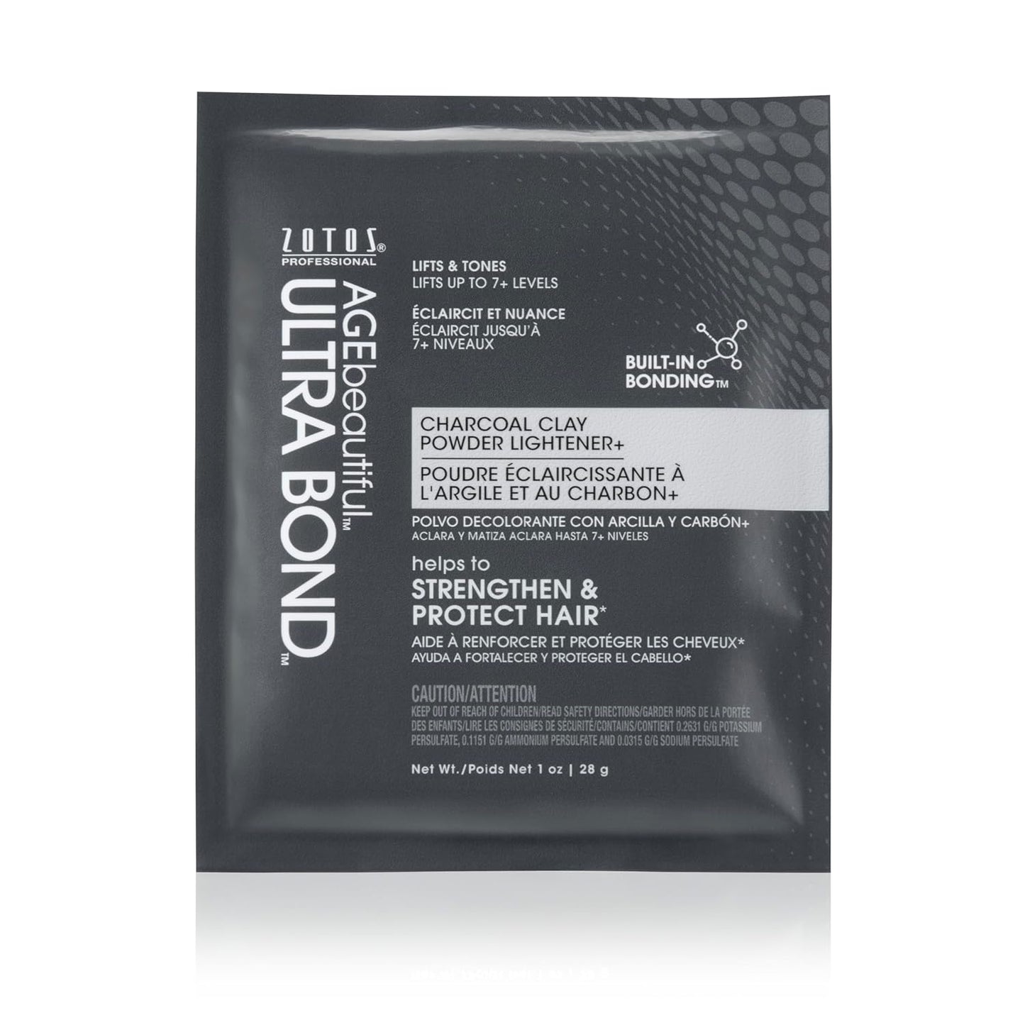 AGE Beautiful Charcoal Clay Powder Hair Lightener - Strengthens & Nourishes | Lifts Up to 7+ Levels