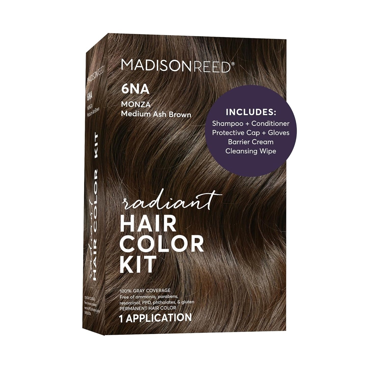 Madison Reed Radiant Hair Color Kit - 5RV Dark Garnet Red | Vivid Permanent Dye for Bold Color & Maximum Shine