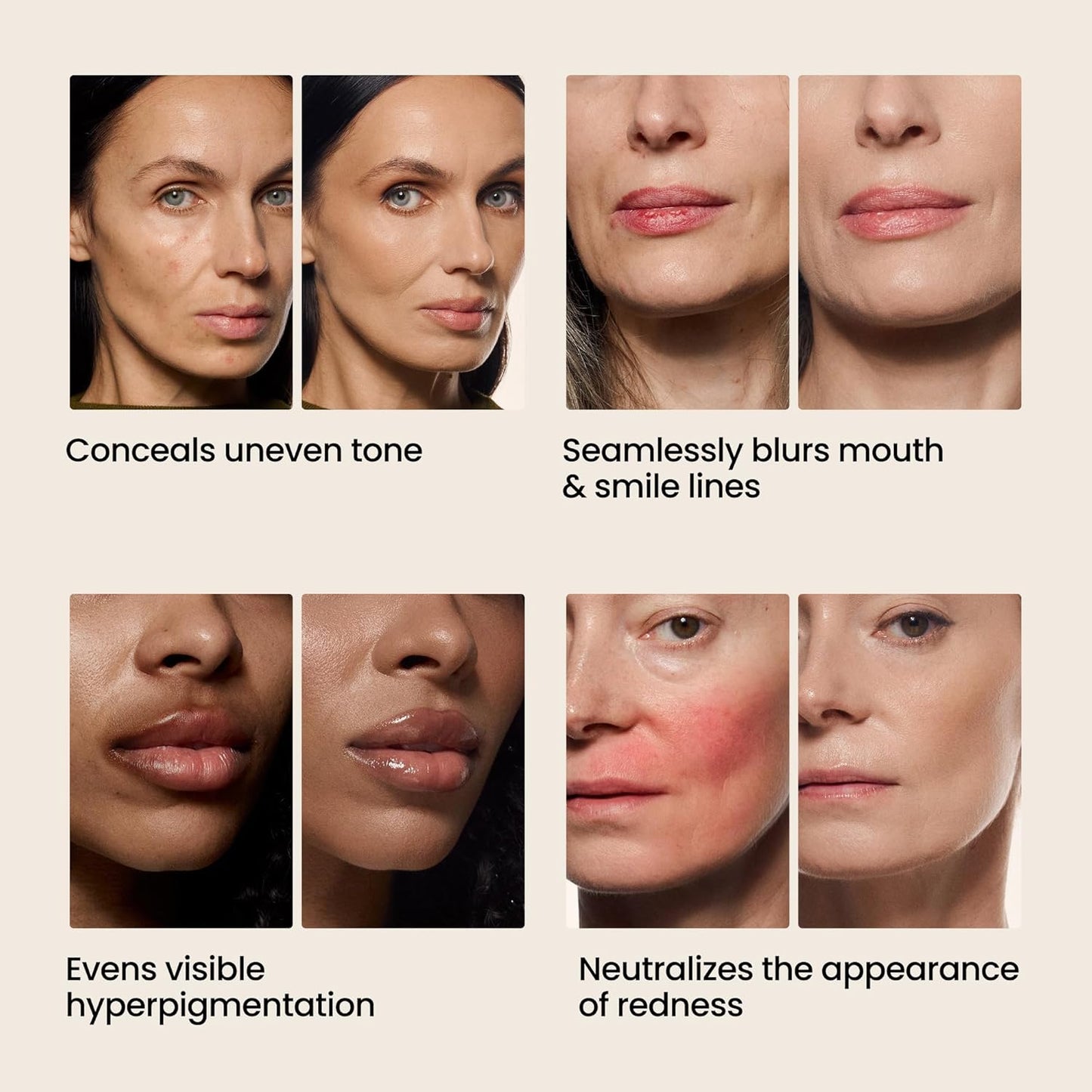 Hush Glow™ Foundation Cushion SPF 30 - Lightweight Skincare-Infused Foundation with Mushroom Applicator for Mature Skin | Brunet Brown